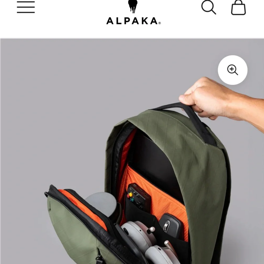 NWT Alpaka Metro Backpack 12L in light green A1
